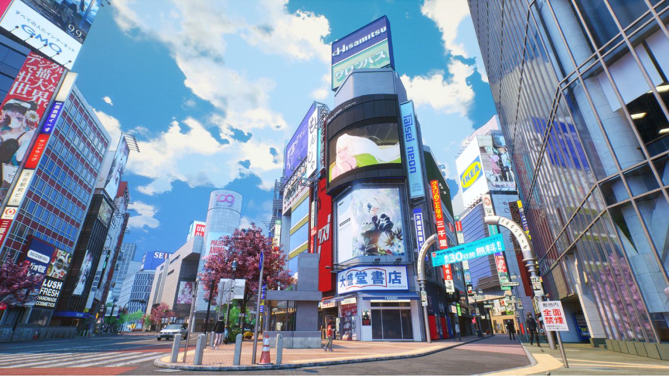 Explora la versión anime de Tokio en Unreal Engine 5
