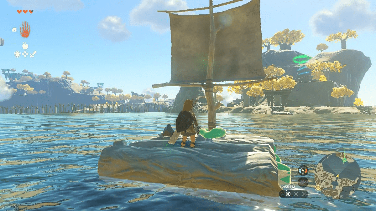 Como hacer botes para cruzar el agua Zelda: Tears of the Kingdom
