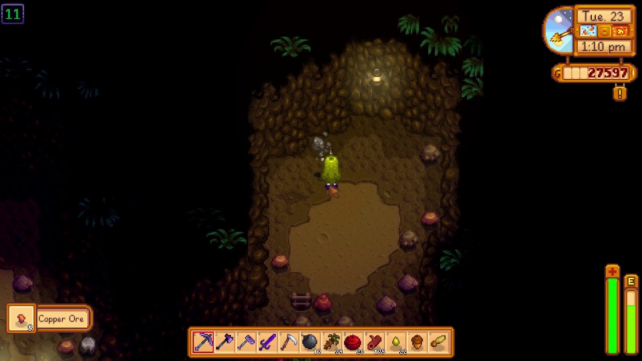 Los métodos principales para obtener Cristal terrestre en Stardew Valley
